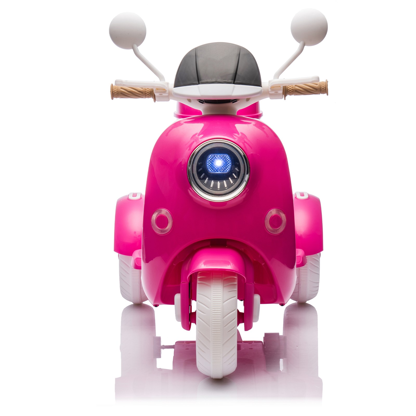 12V 2 Seater Kids Ride on ElecMotorcycle w/ Music Bluetooth LED & Large Trunk