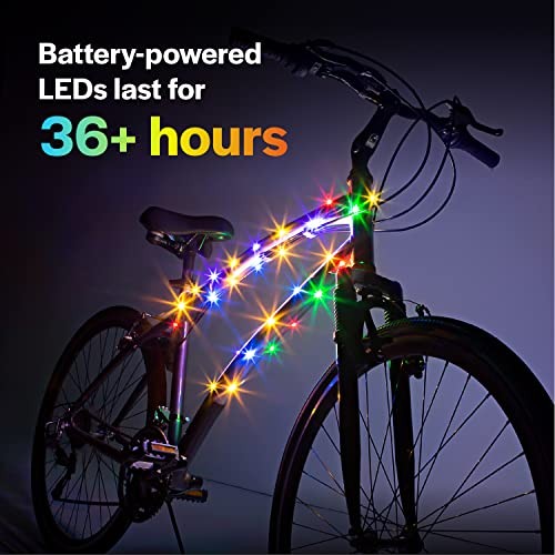 BRIGHTZ CosmicBrightz Rainbow Battery Pwr LED Lights for Bikes & Ride Ons 23D15B