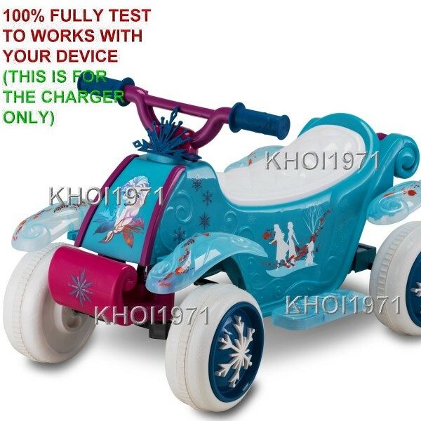 WALL charger AC adapter FOR KT1516 KID TRAX Frozen 2 Toddler Quad ride on 6V