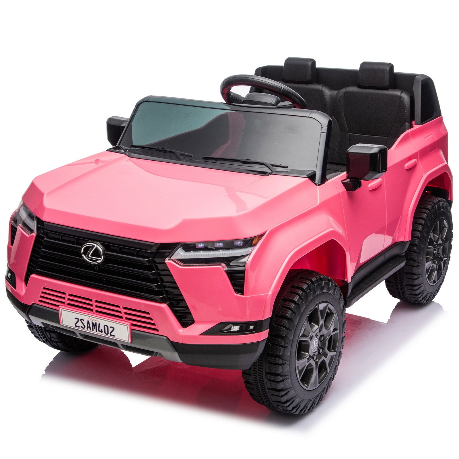 Parents Control Licensed Lexus GX550 24V 7Ah 2-Seater Kids Ride On SUV Car Music