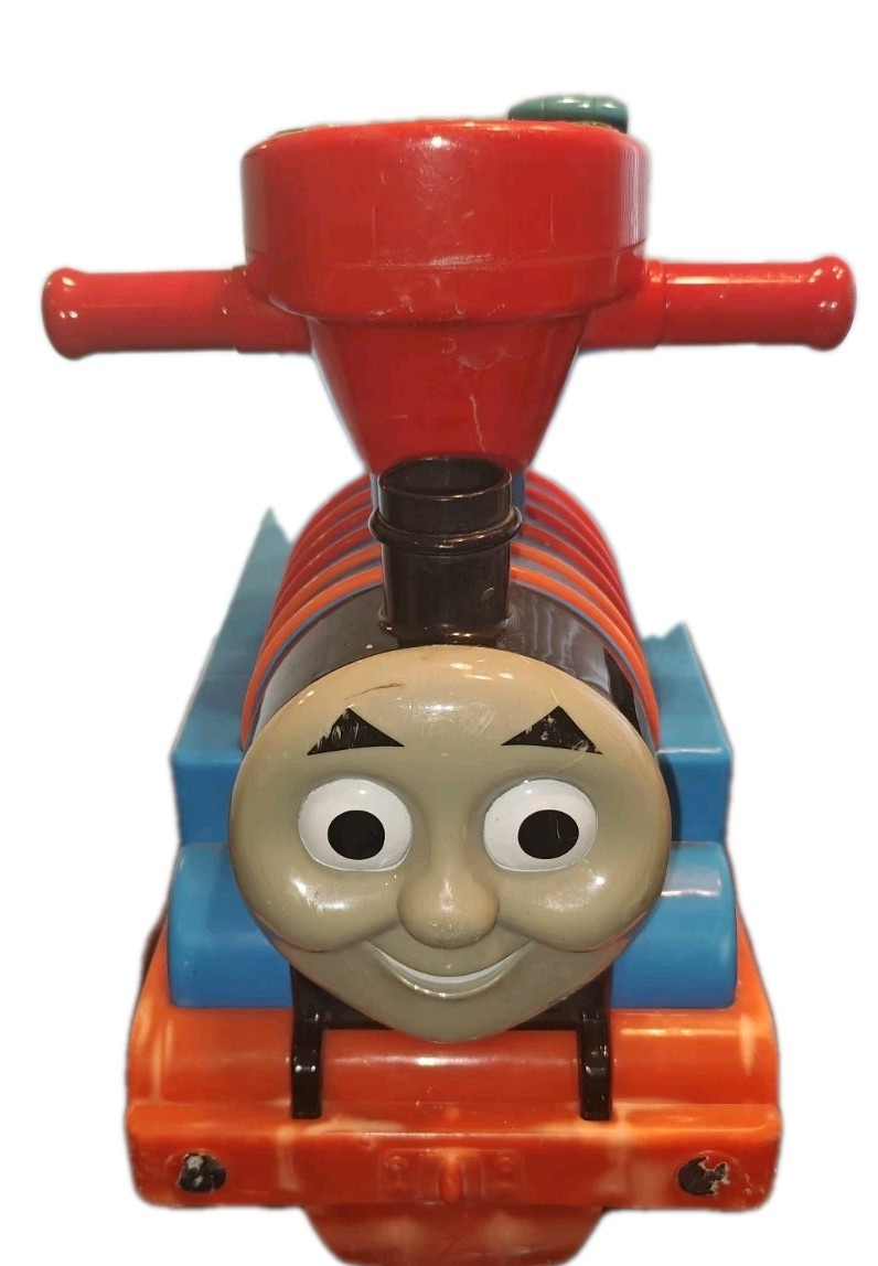 Kiddieland Boys My First Thomas The Train Toddler Activity Ride-On Push Car Rare