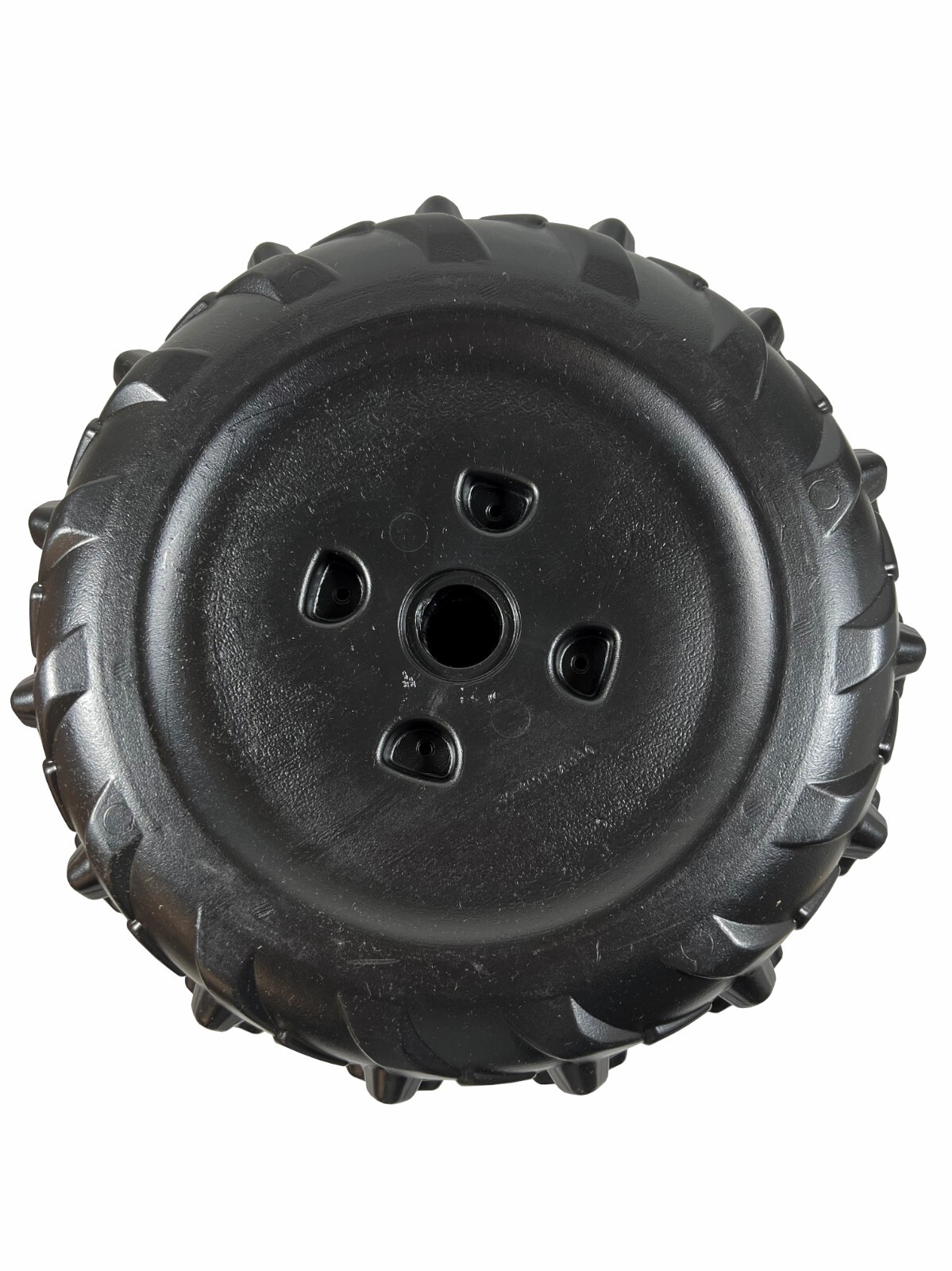 (2) Genuine Power Wheels 3900-6454 Black Wheel For Jurassic World Dino Racer ATV