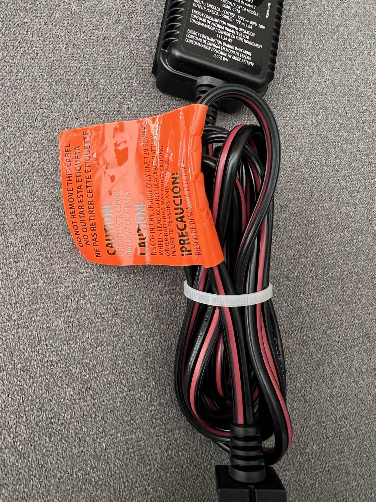 🇺🇸Genuine Fisher Price Power Wheels AC/DC Adapter Charger Cord 00801-1778🇺🇸