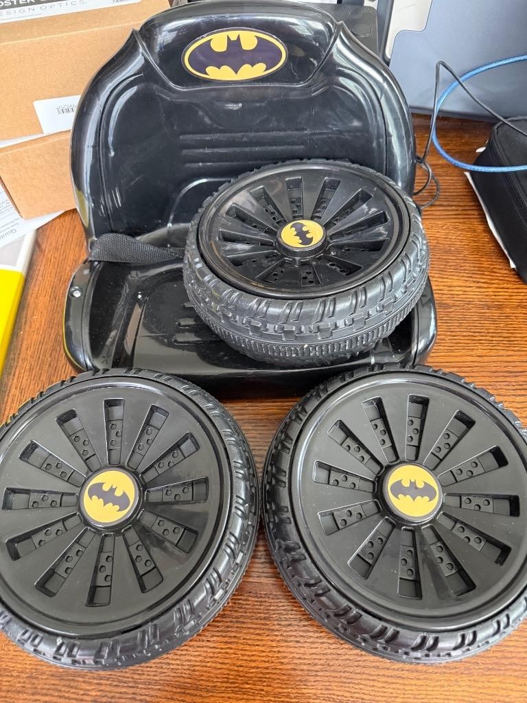 Batman E-Batmobile 6v Ride-On Car PARTS ONLY!!! 3 Tires, 1 Seat, ! Blinker