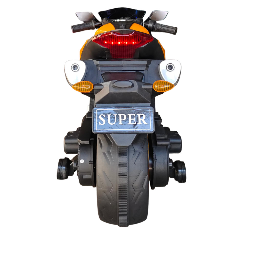 Kids 12V Electric Motorcycle with Trainning Wheels for 3-6 Years Boys Girls