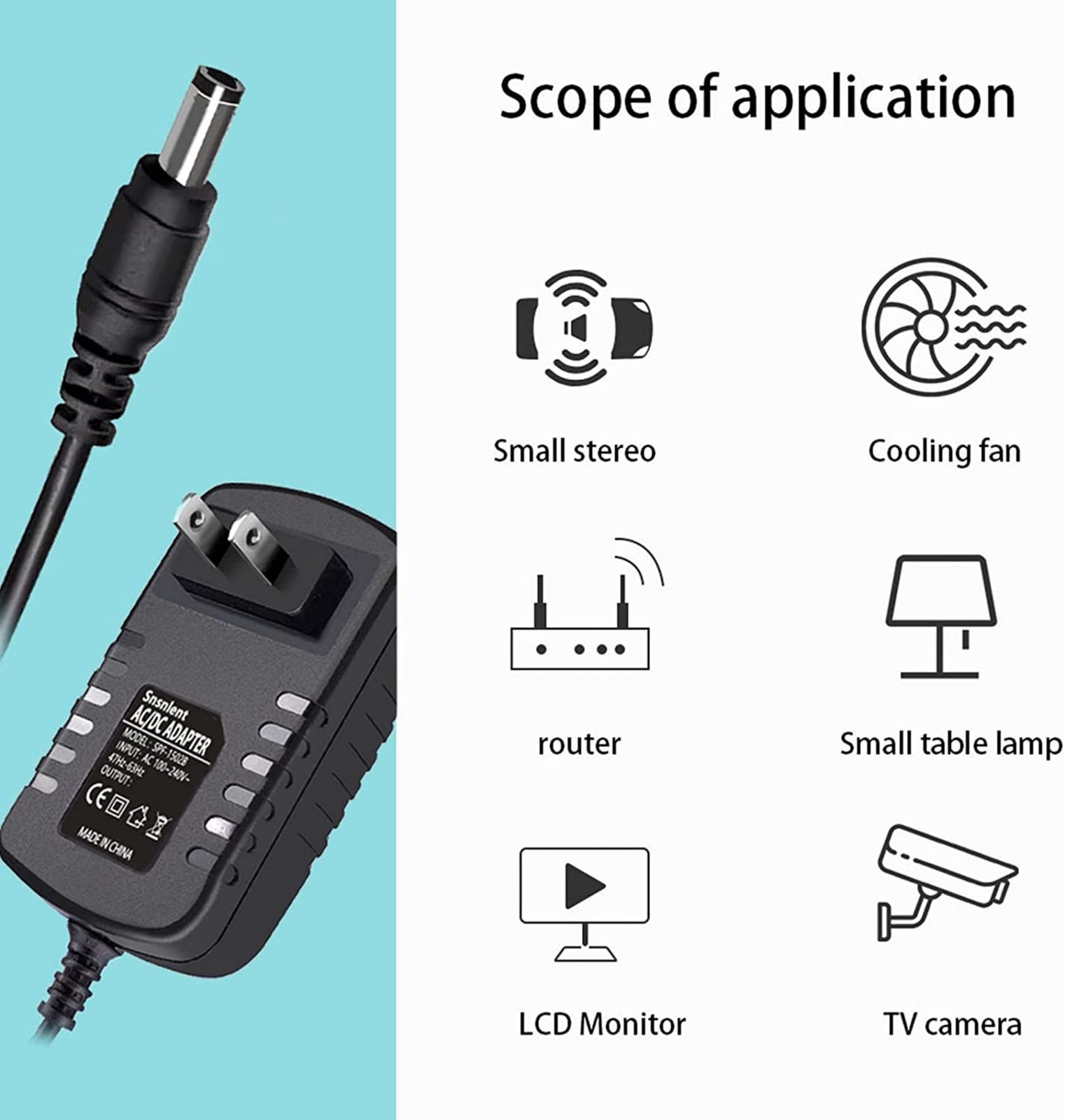 Dysead AC-DC Adapter Compatible with 8803-92 DynACraft Stable Buddies Black
