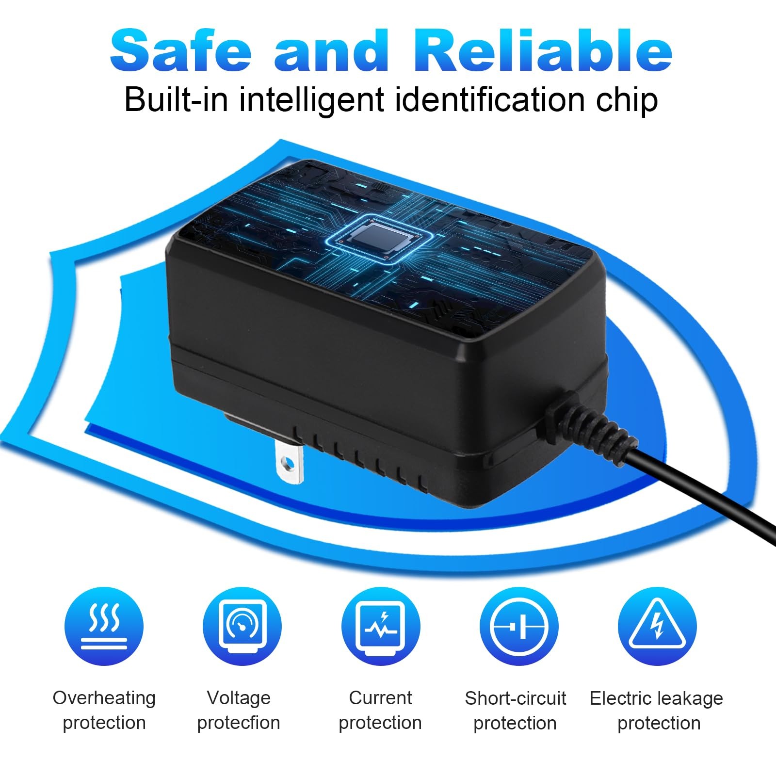 12V Charger for Kids Ride On Toys Cars for Kid TRAX GMC, BMX X6, Kid TRAX GMC…