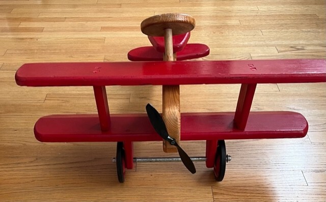 ANRIDING PLANE FOR TODDLERS (BEAUTIFULLY WOOD HAND CRAFTED) LOCAL PICKUP ONLY