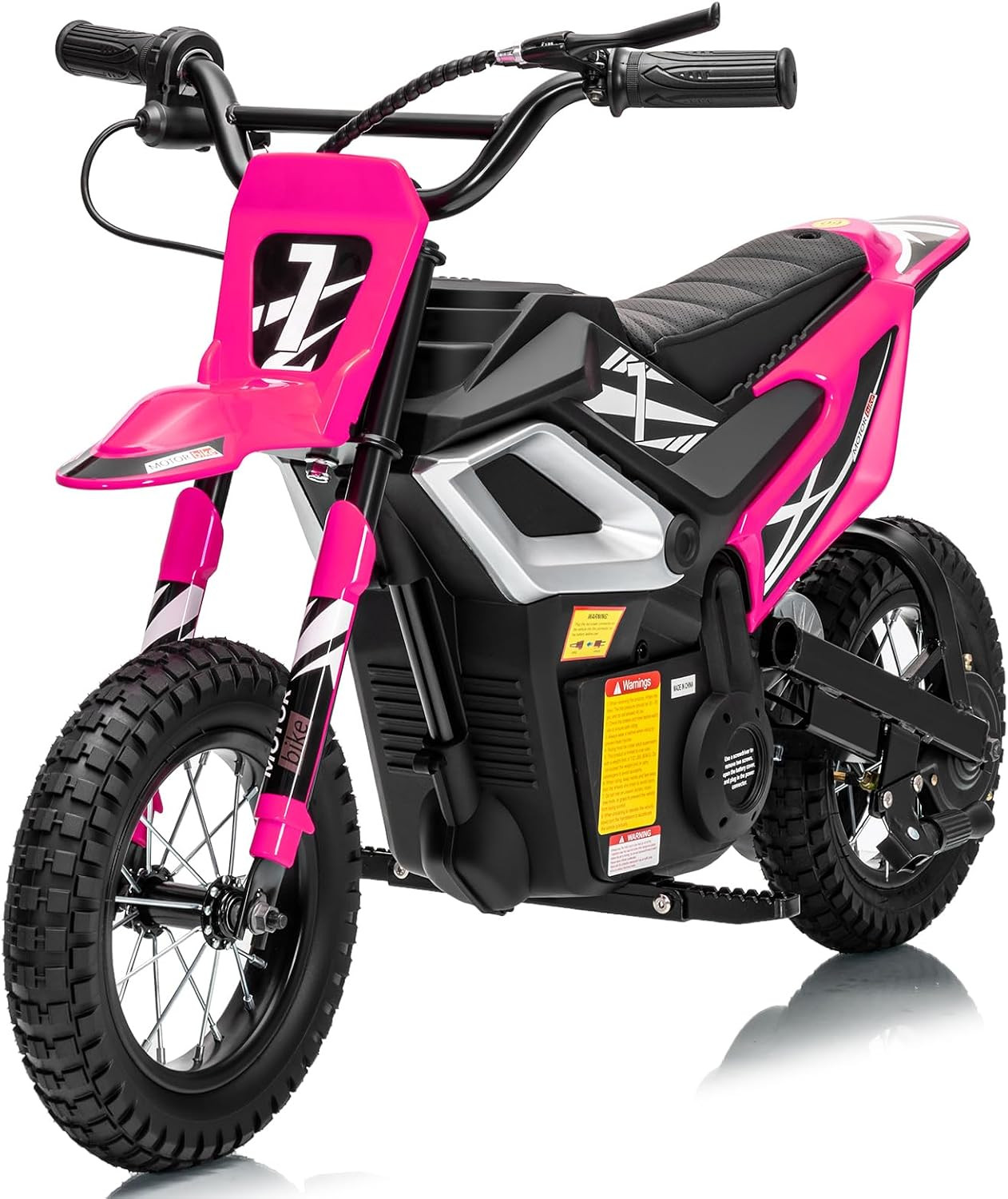 24V Kids Electric Dirt Bike, up to 14 Mph Electric Motorcycle Mini Bike, W/ 2.75