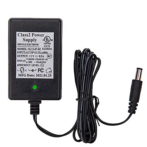 12 Volt Swith Indicator Battery Charger for Ride On Toy,12V0.9A Kids Electric