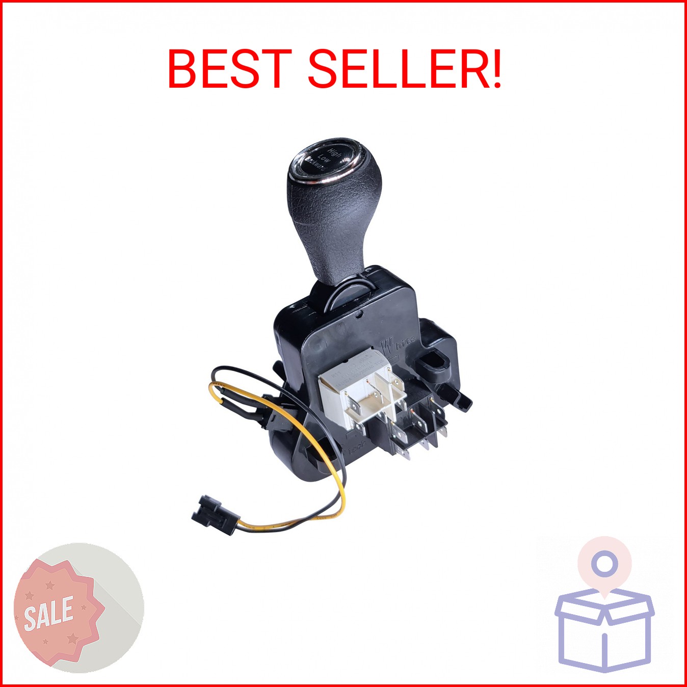 Gear Shifter Includes Switches Assembly for 24V Realtree UTV by Dynacraft Kids R