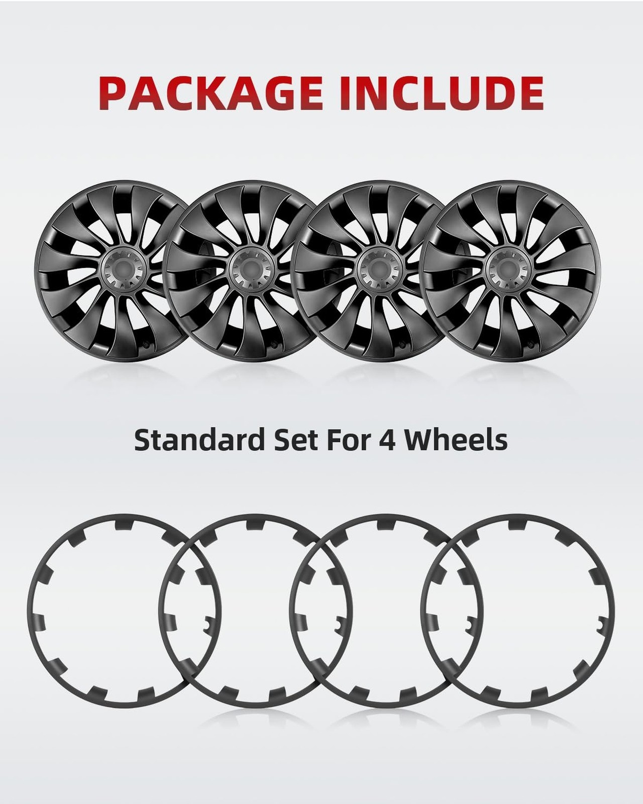Model Y All-in-one Wheel Rim Protector for Tesla Model Y 21” Uberturbine Whe…