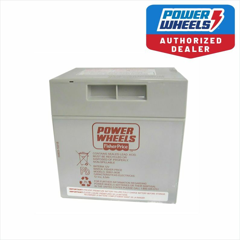 Power Wheels Y8638 Hot Wheels Jeep 12 Volt Gray Battery GENUINE 1yr Warranty