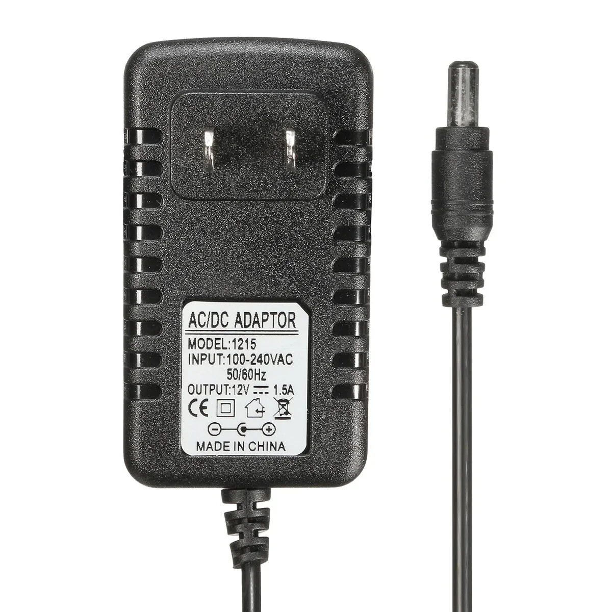 Power Supply Battery Charger Adapter AC 100-240V To DC 12V 1A