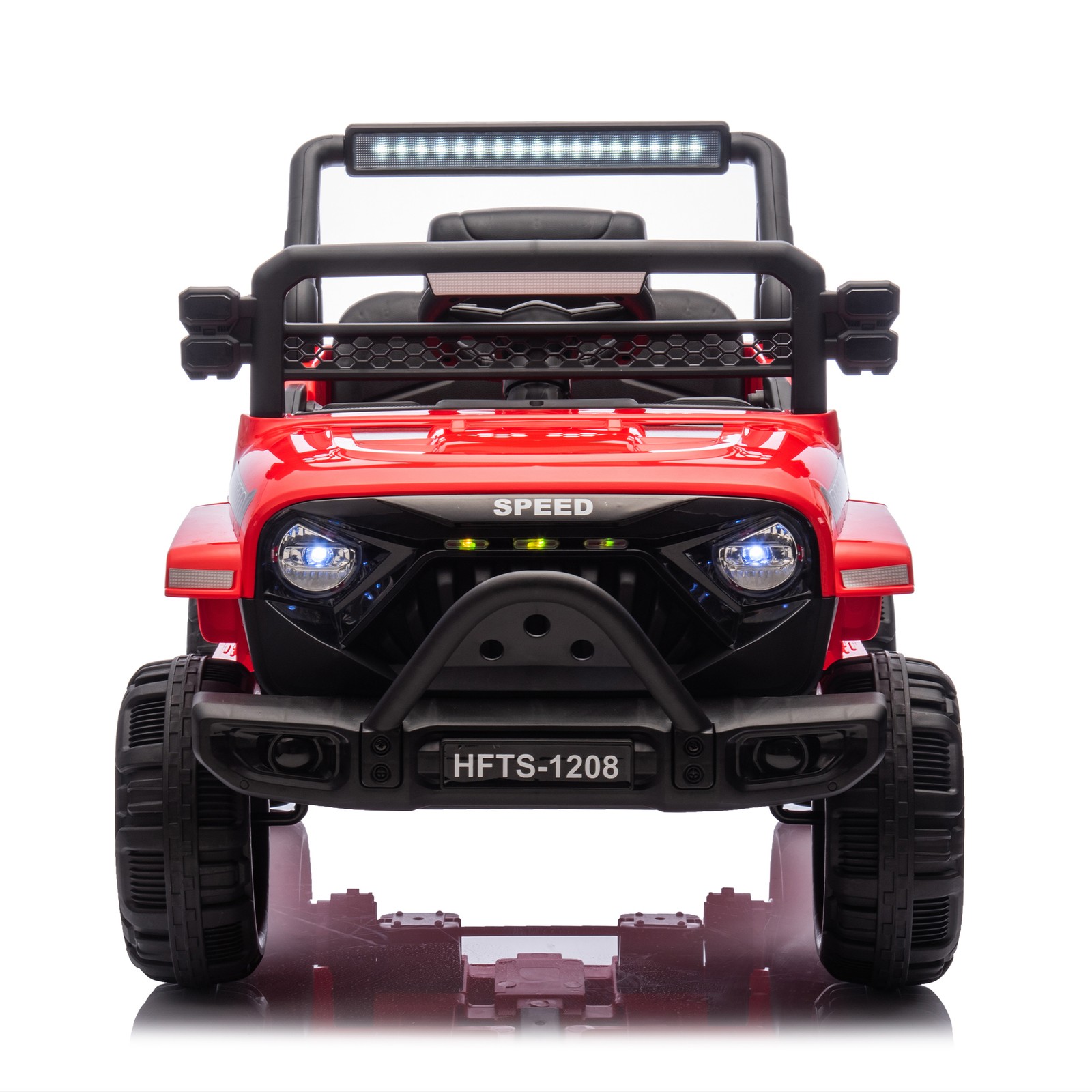 12V Kids Ride On Electric Truck Car Early education function kids aged 1-4 Red