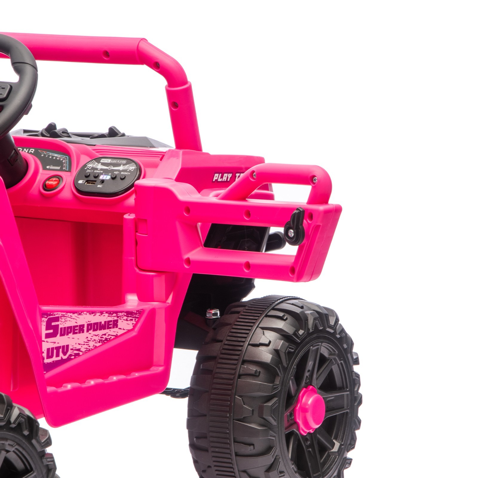12V Kids Electric Car Truck Ride On UTV W/Remote,Batttery Power Wheels Toys,Pink