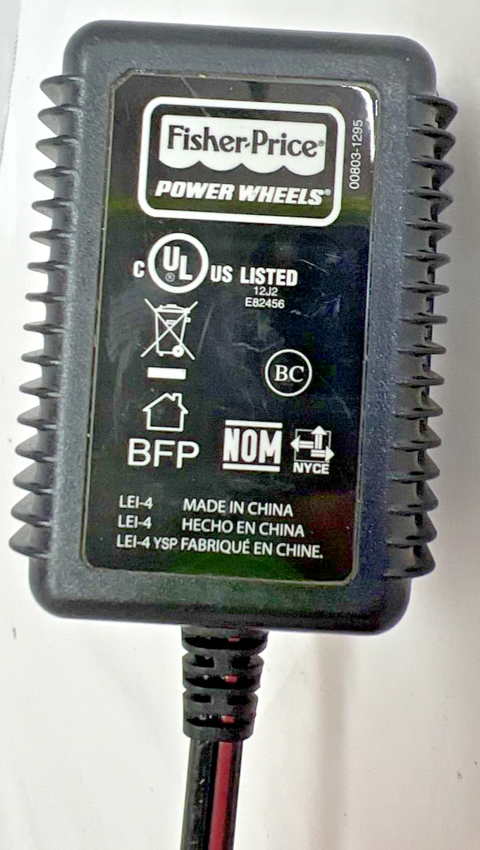 Fisher Price Power Wheels Car Battery Charger Cord Class 2 Model 00801-1778