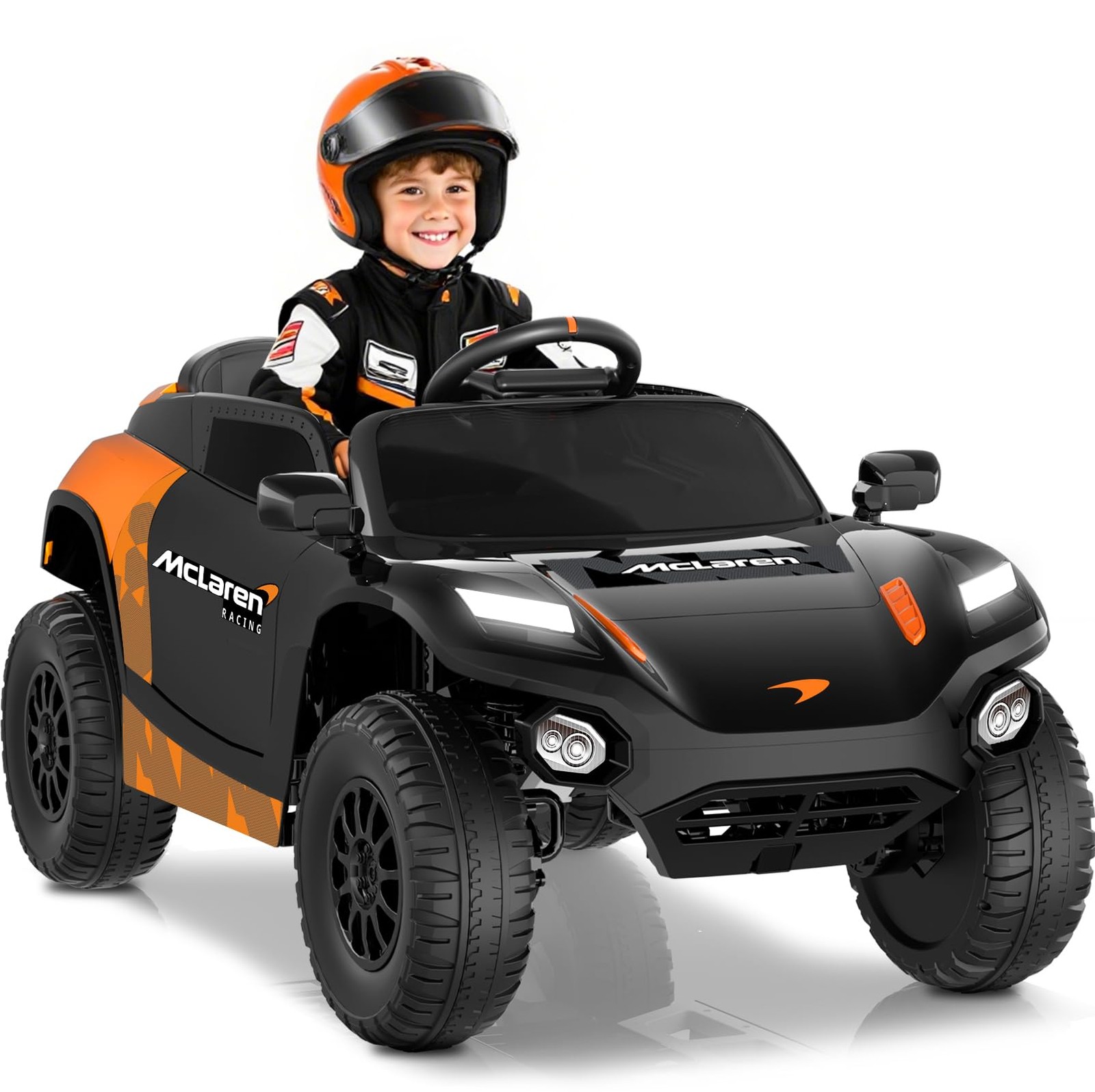 YunTopKids 24V Licensed McLaren Electric Car for Kids to Drive,Big Kids Ride