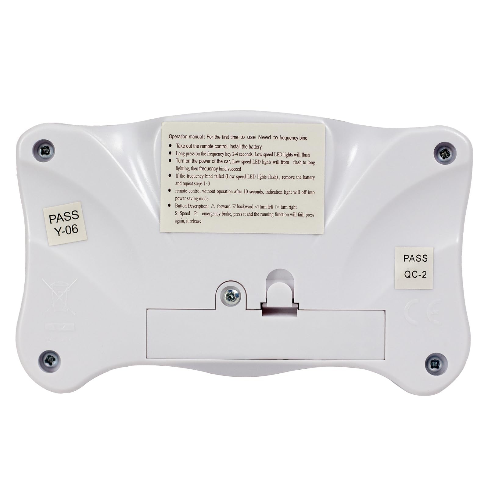 weelye TX1 Remote Control Compatible with RX23 12V receivers 2.4ghz Bluetooth…