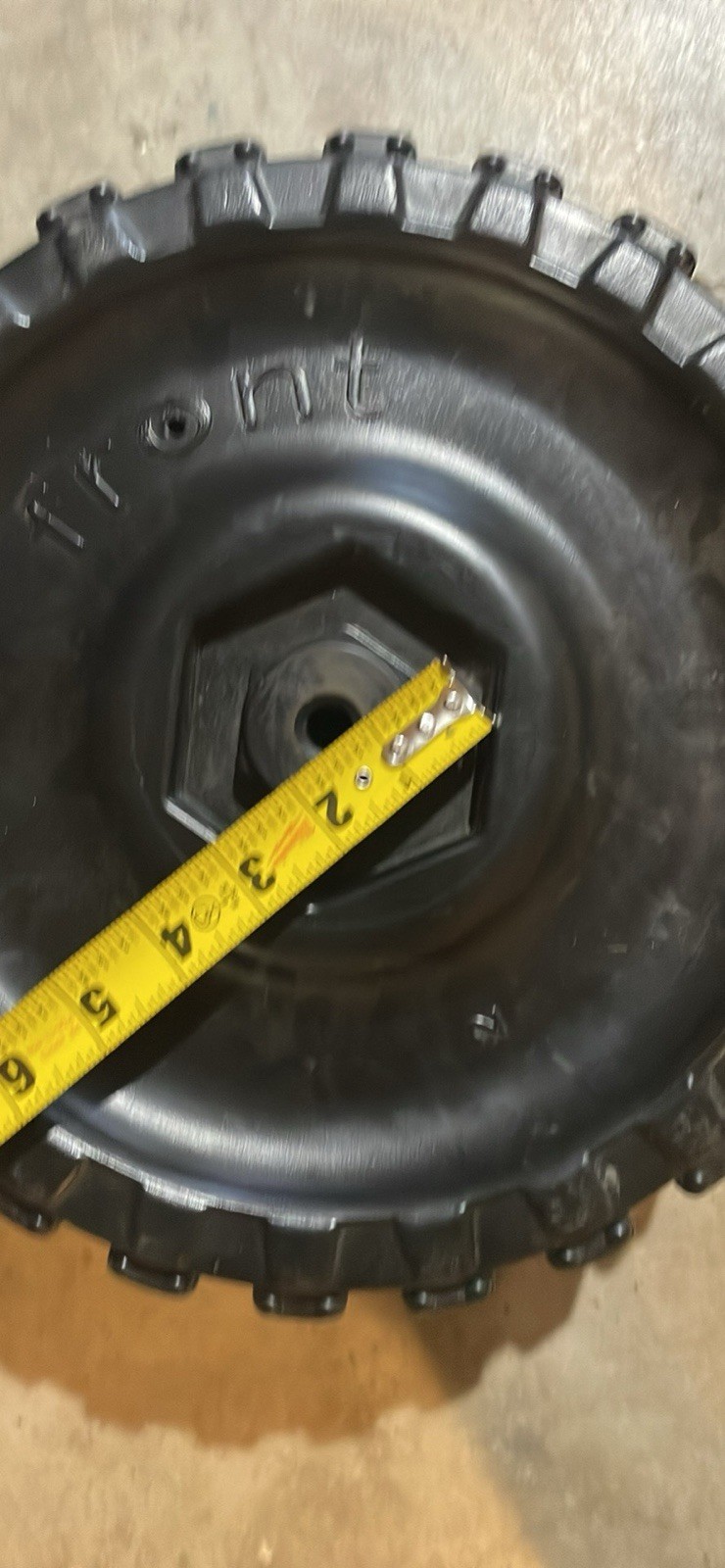 Pair Of Front Wheels For 24v Thunder Tank Ride On Toy