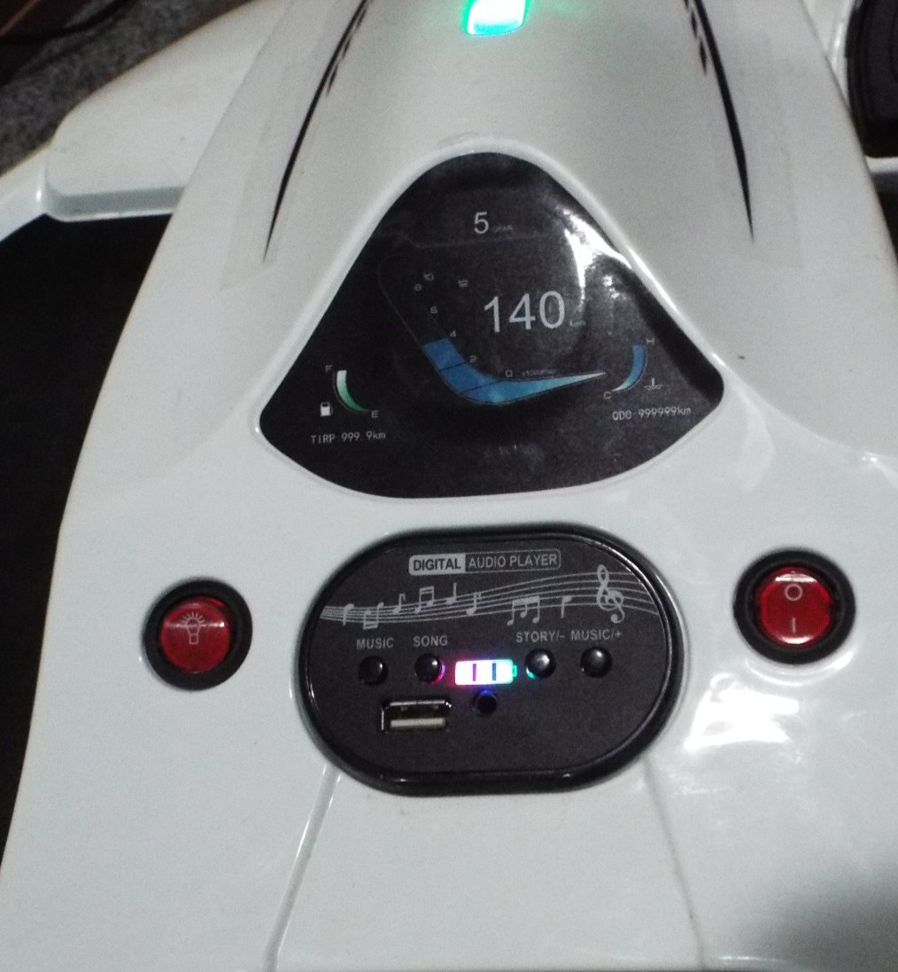 Electric Ride On Toy Go Kart 6.2 MPH for Kids to Racing Speed with Music 18V