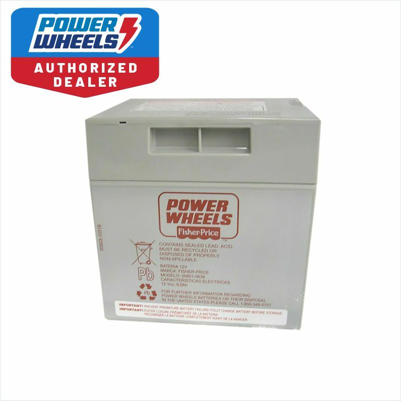 Power Wheels W6205 Fisher Price Barbie Escalade 12 Volt Gray Battery Genuine