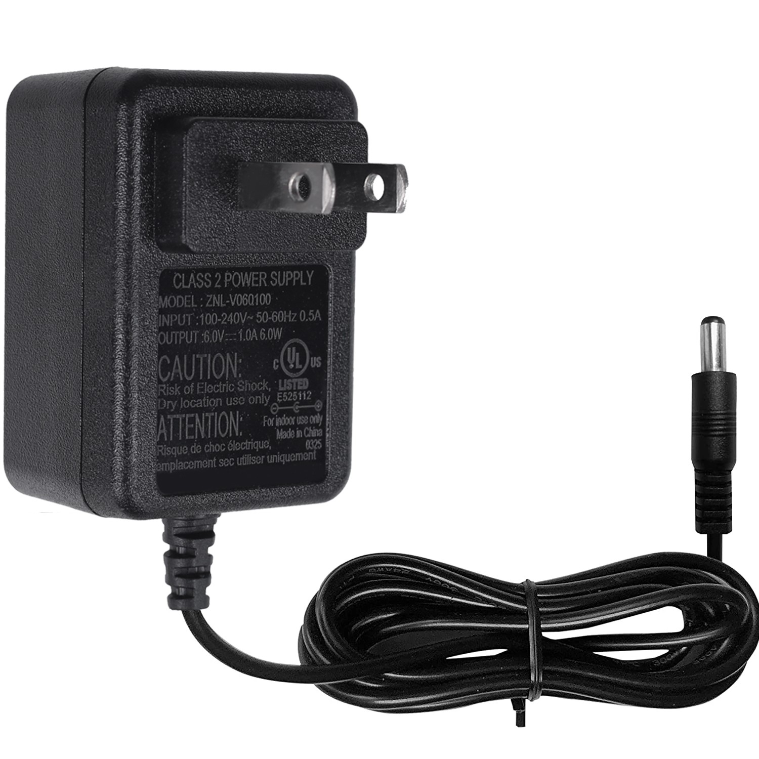 6V Jeep SUV Bumper Power Adapter, 6Volt Battery Charger for Kids Ride On Toys