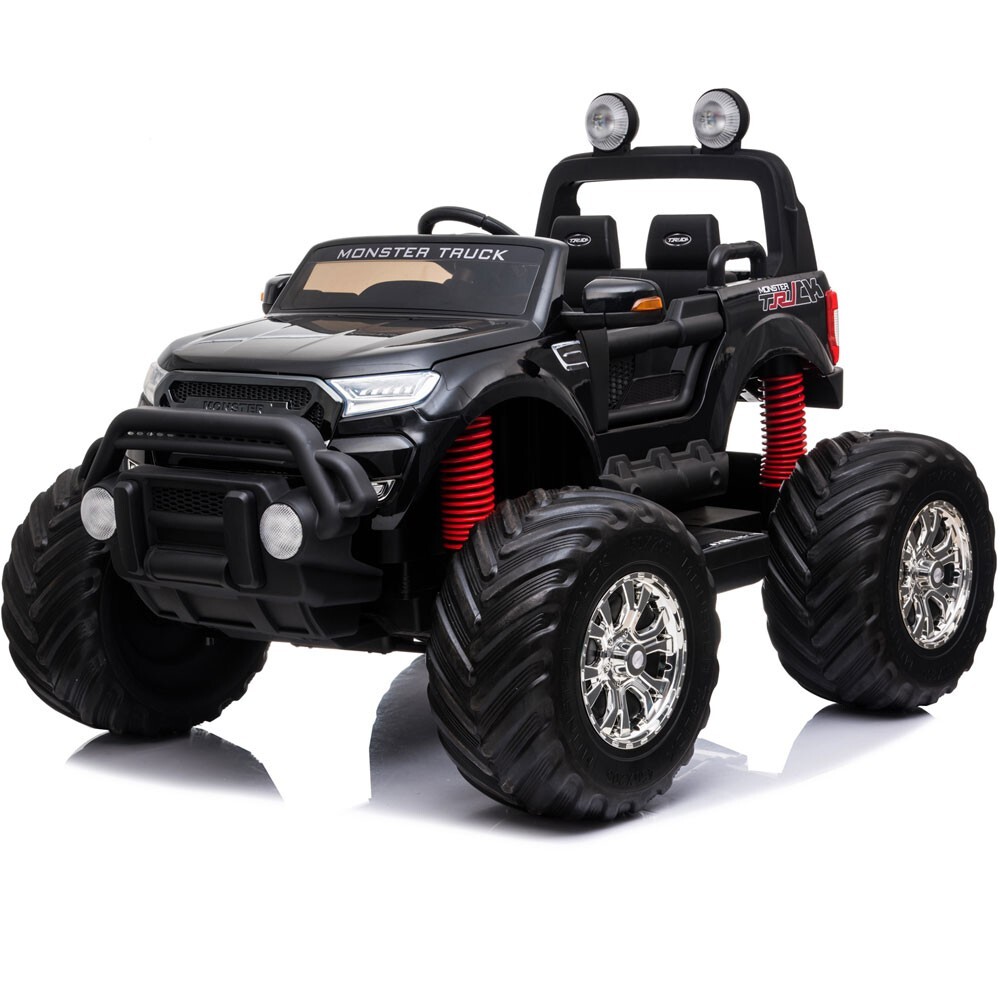 MotoTec Monster Truck 4×4 12v White / Black (2.4ghz RC)
