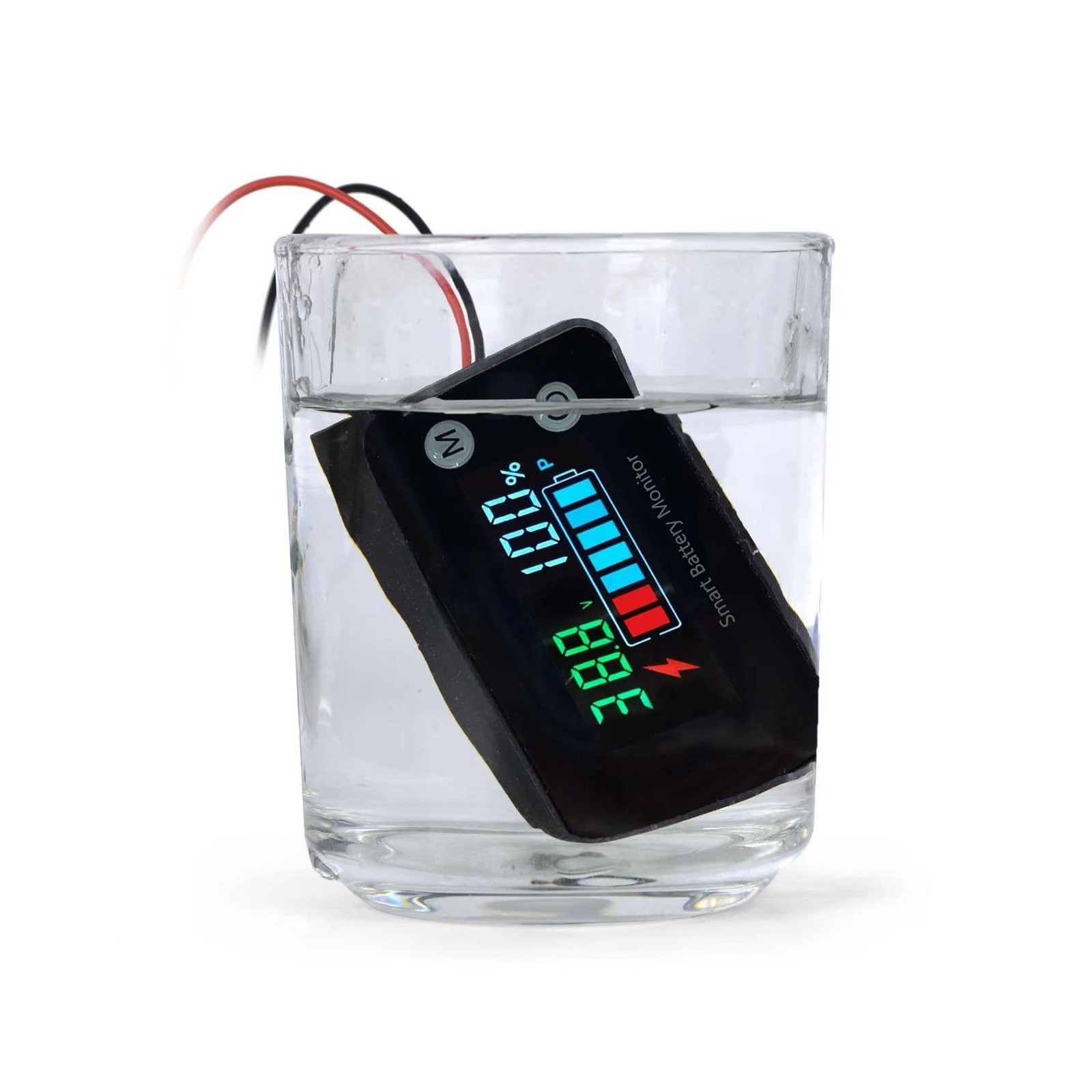 IPX7 Waterproof Battery Monitor12v 24v 36v 48v 60v 72v,Car Motorcycle Golf ca…