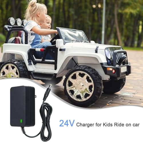24V Charger for Kids Ride on Toys Car,24 Volt Kids Ride Battery Chargers,24