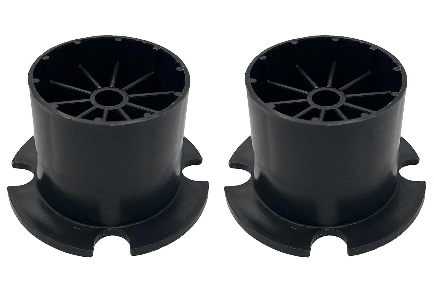 (2) Power Wheels 74460-2249 10 Rib Replacement Wheel Driver Genuine Fisher Price