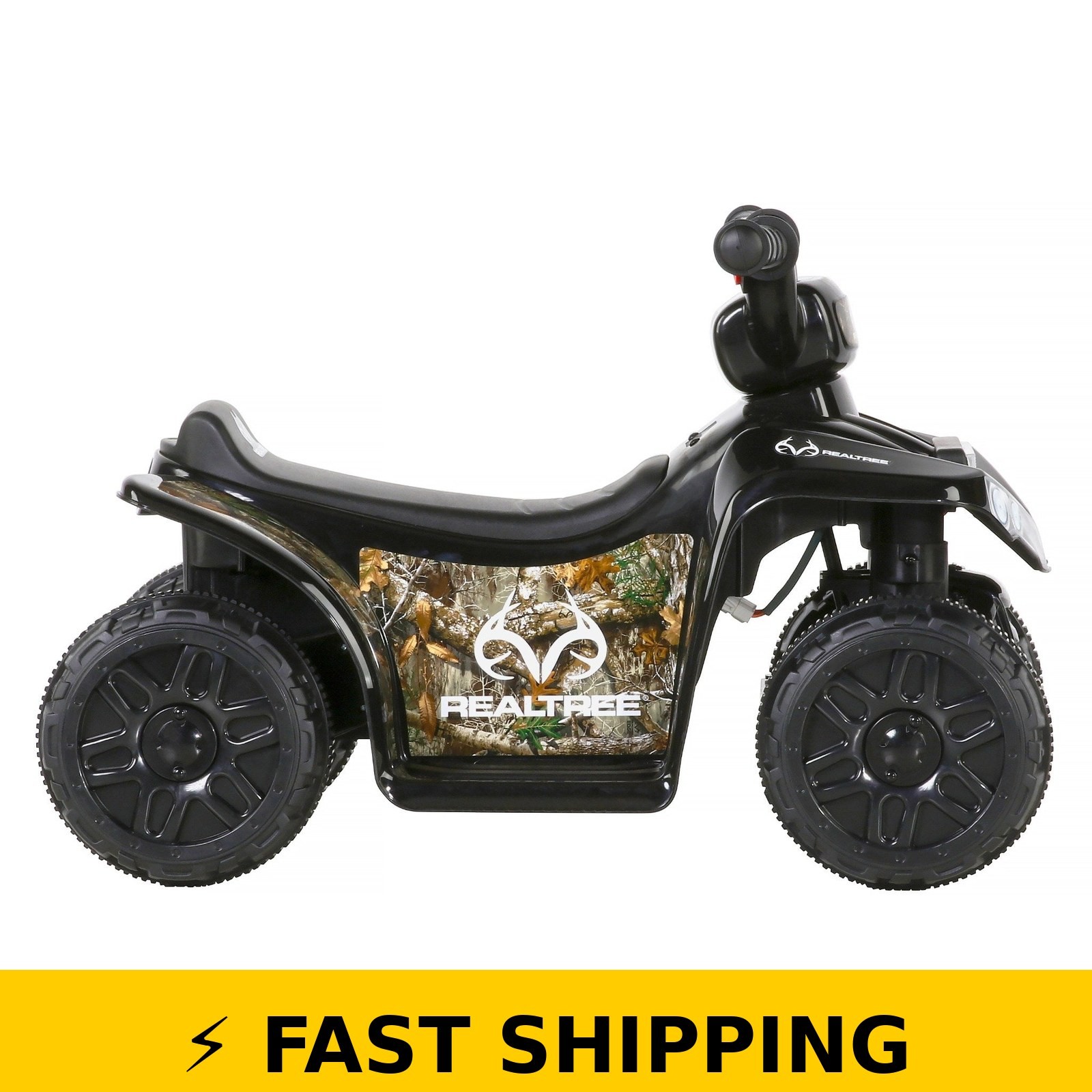 Realtree 6V Quad Ride-On for Kids 3+, Camo