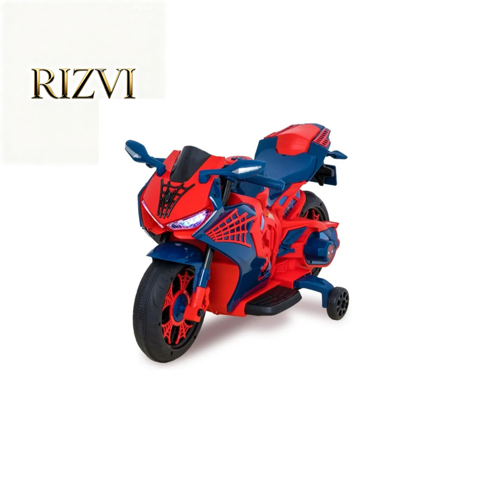 6V Spiderman Motorcycle, Battery Ride on Toy, for Kids, Ages 3+
