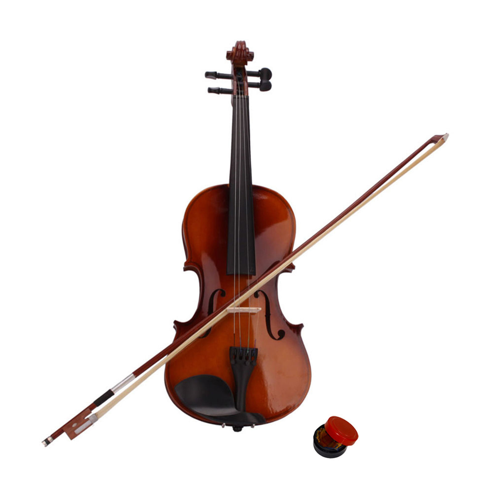 1/4 Beginner Violin Set Natural Solid Wood Beginner Violin With Rosin Bow Case S