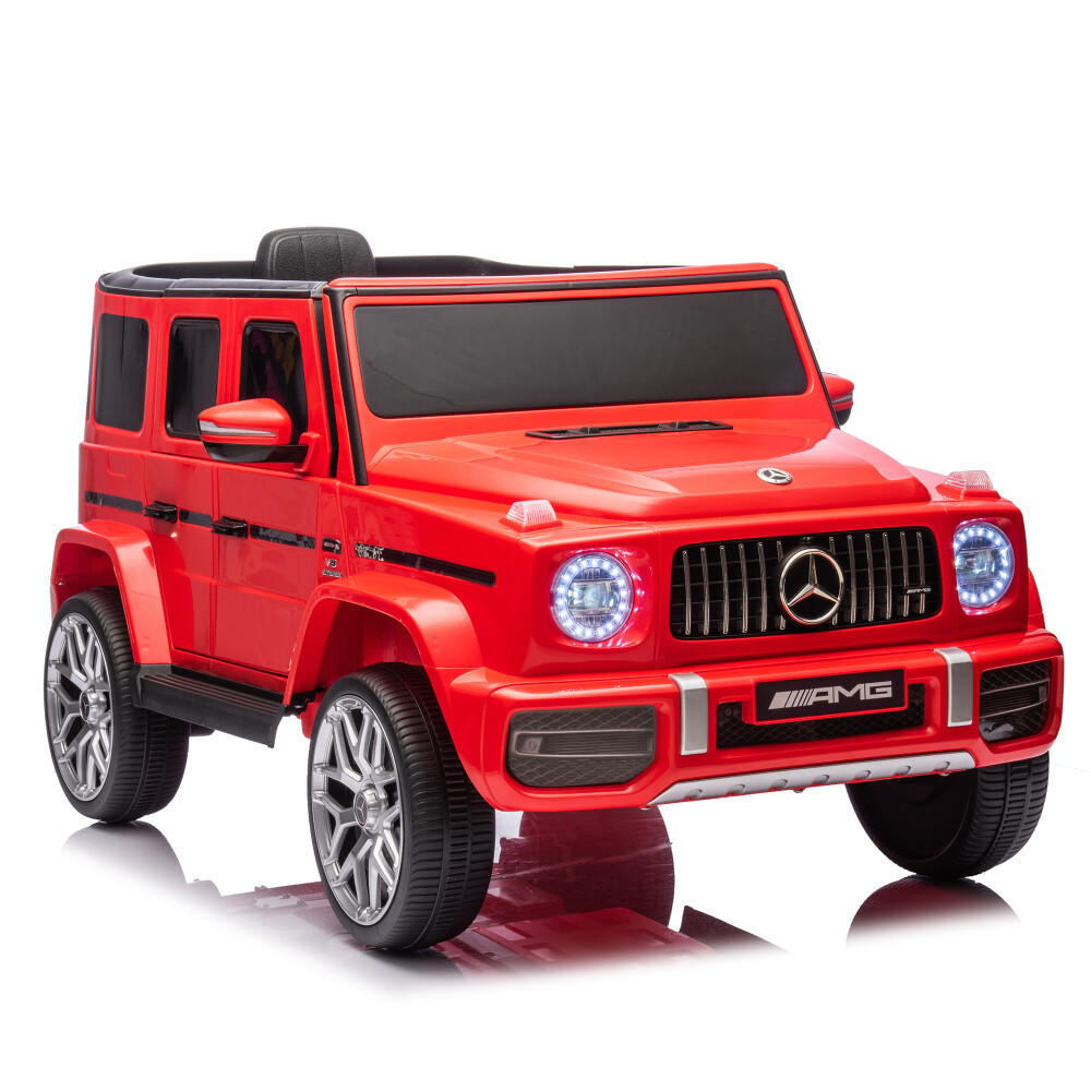 Licensed Mercedes Benz G63 Kids Ride On Car 12V Electric Vehicle with Remote Red