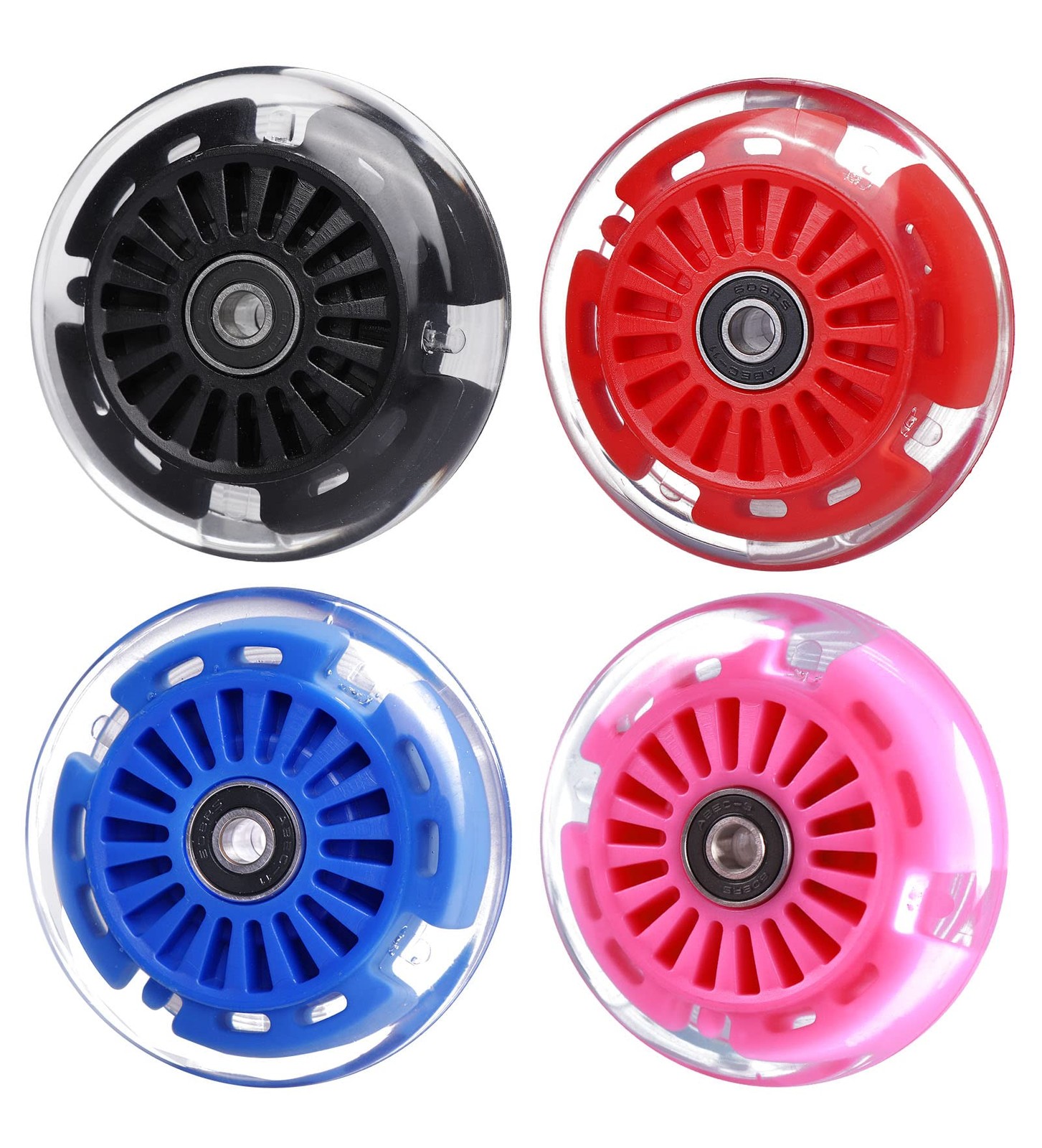 90mm Wiggle Car Polyurethane Wheels Set Upgrades for PlasmaCar Ride-on Toys W…