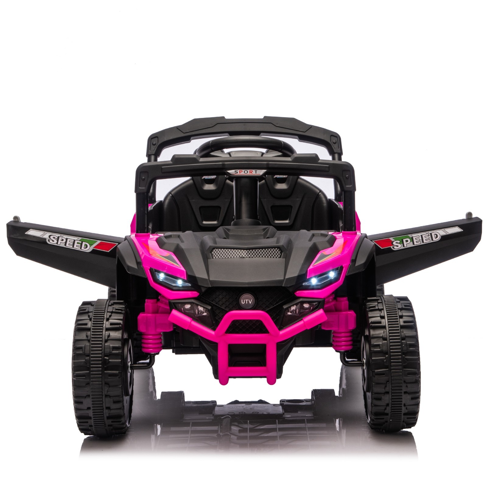 24V Kids ride on UTV W/ 2.4G PC,80W*2,Four-wheel suspension for Kids Aged 3-5