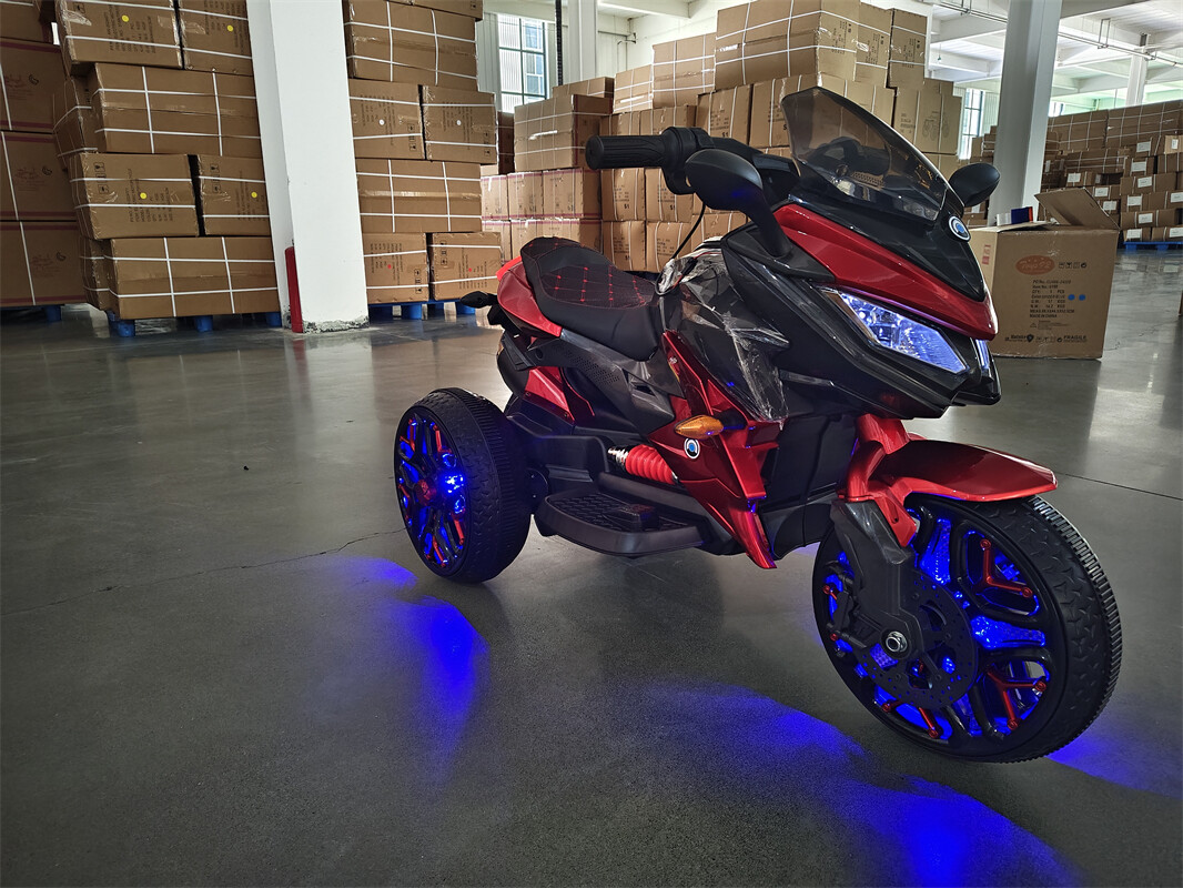 12V Electric Kids Motorcycle Ride-On Motorbike 3-Wheel 1.8-3.2MPH for Age 3-6