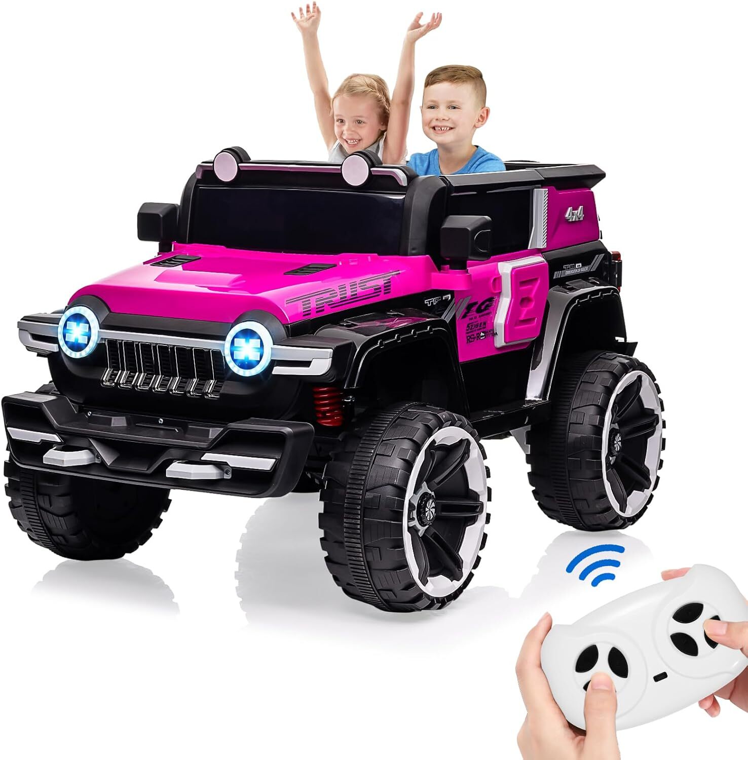 Kids Electric Ride On Truck 12V Power Battery Car w/ Remote Control & MP3 Player