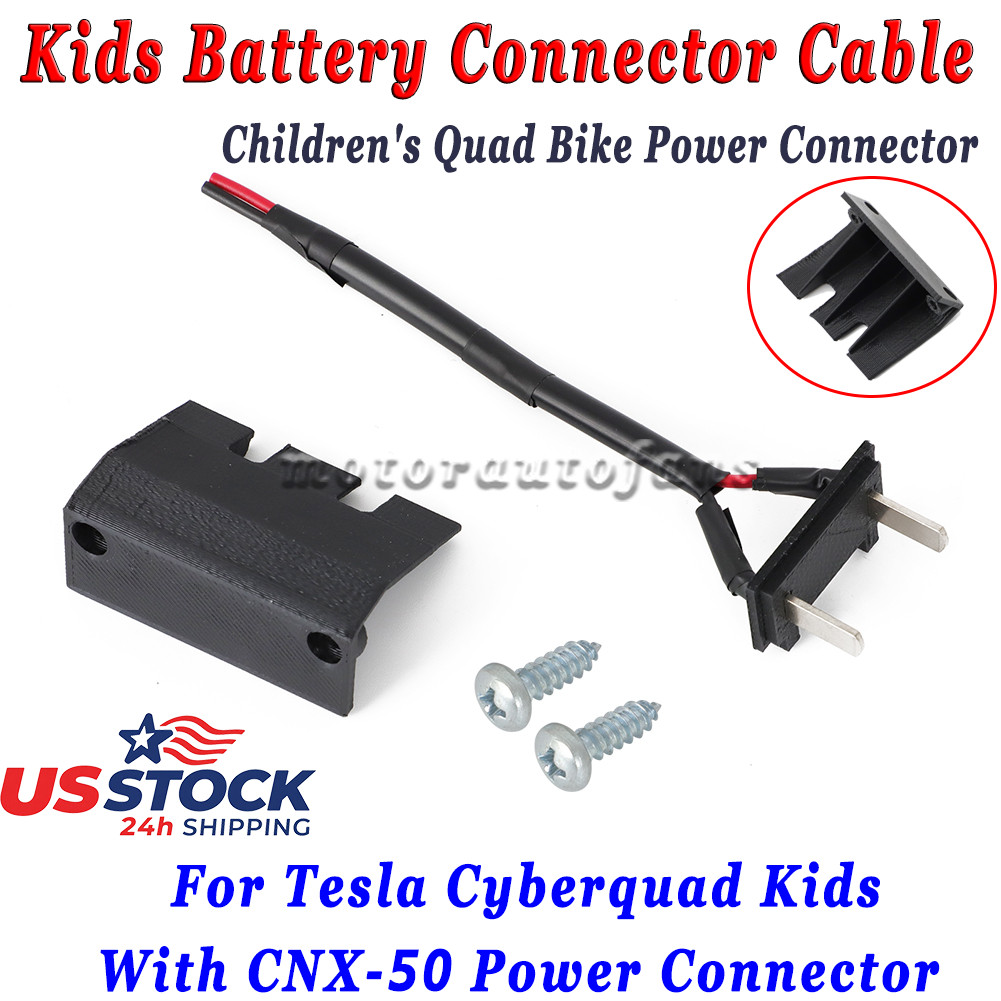 For Tesla Cyberquad for Kids Battery Kit with CX-50 Power Connector Kit
