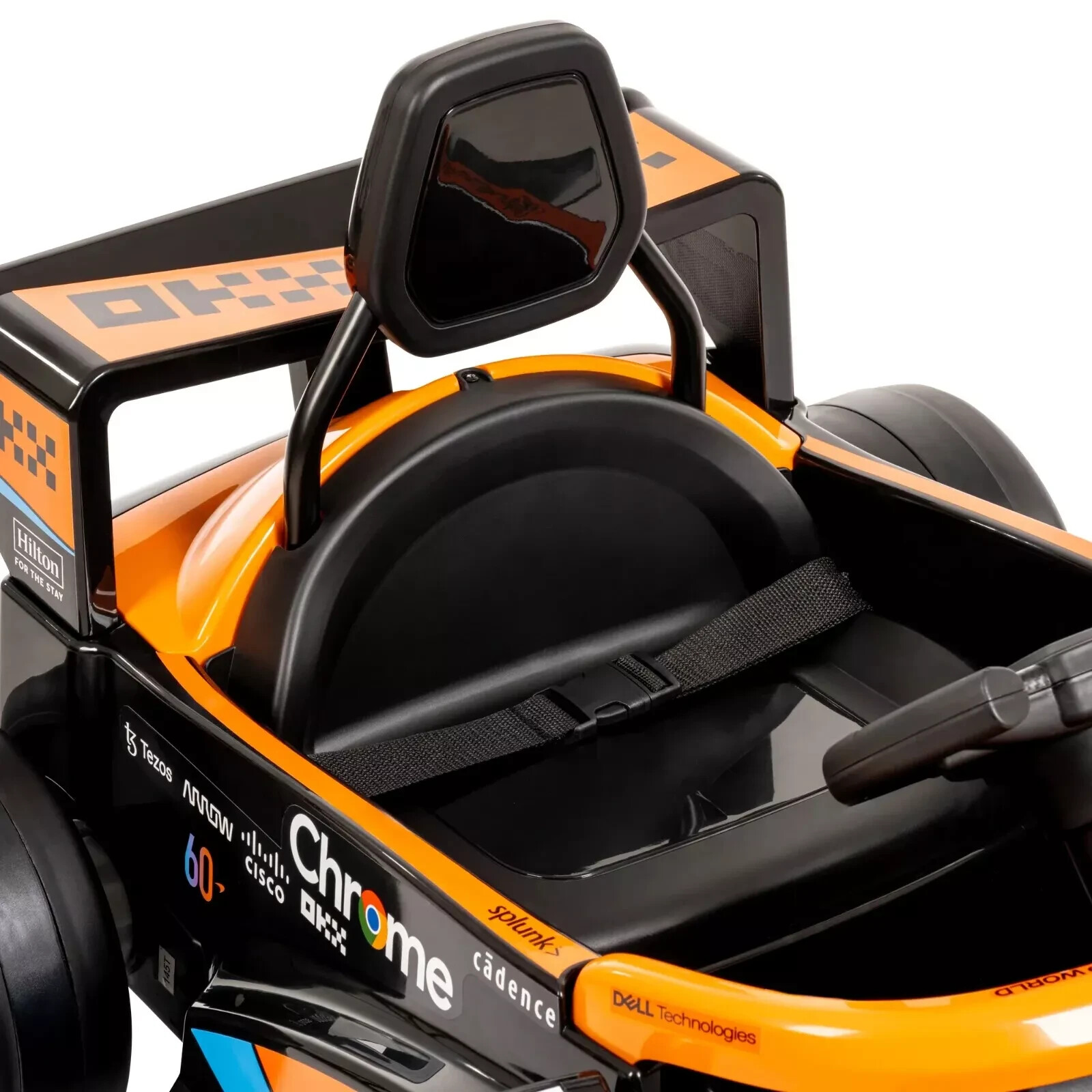 McLaren F1 Race Car 12V Battery-Powered Vehicle w/ Remote, Ages 3+