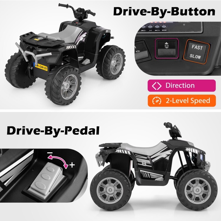 24V Battery Power Kids Ride-On Electric ATV Gift Kids With Wireless Connection