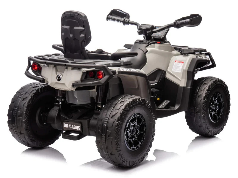 24V 4WD CanAm Outlander Kids Ride On Electric ATV Quad Car Leather Seat EVA Tire