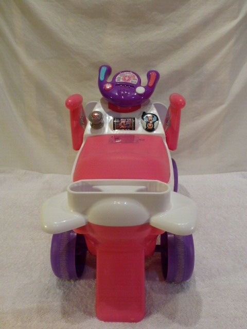 Minnie Mouse Airplane Ride On Toy for Toddler with Sounds and Lights Kiddieland