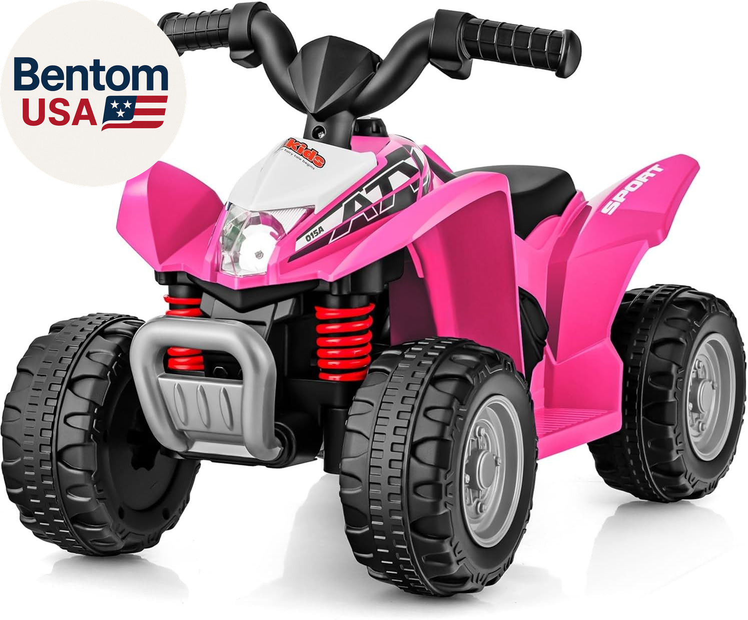 Kids Ride on ATV, 6V Electric Vehicle for Toddlers, 4 Wheeler Battery Powered Mo