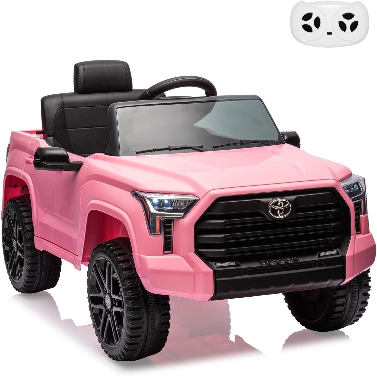 Kids 12V Ride On Truck,Off-Road Pickup w/ 2.4G RC,Electric Cars Toy for Boy Girl