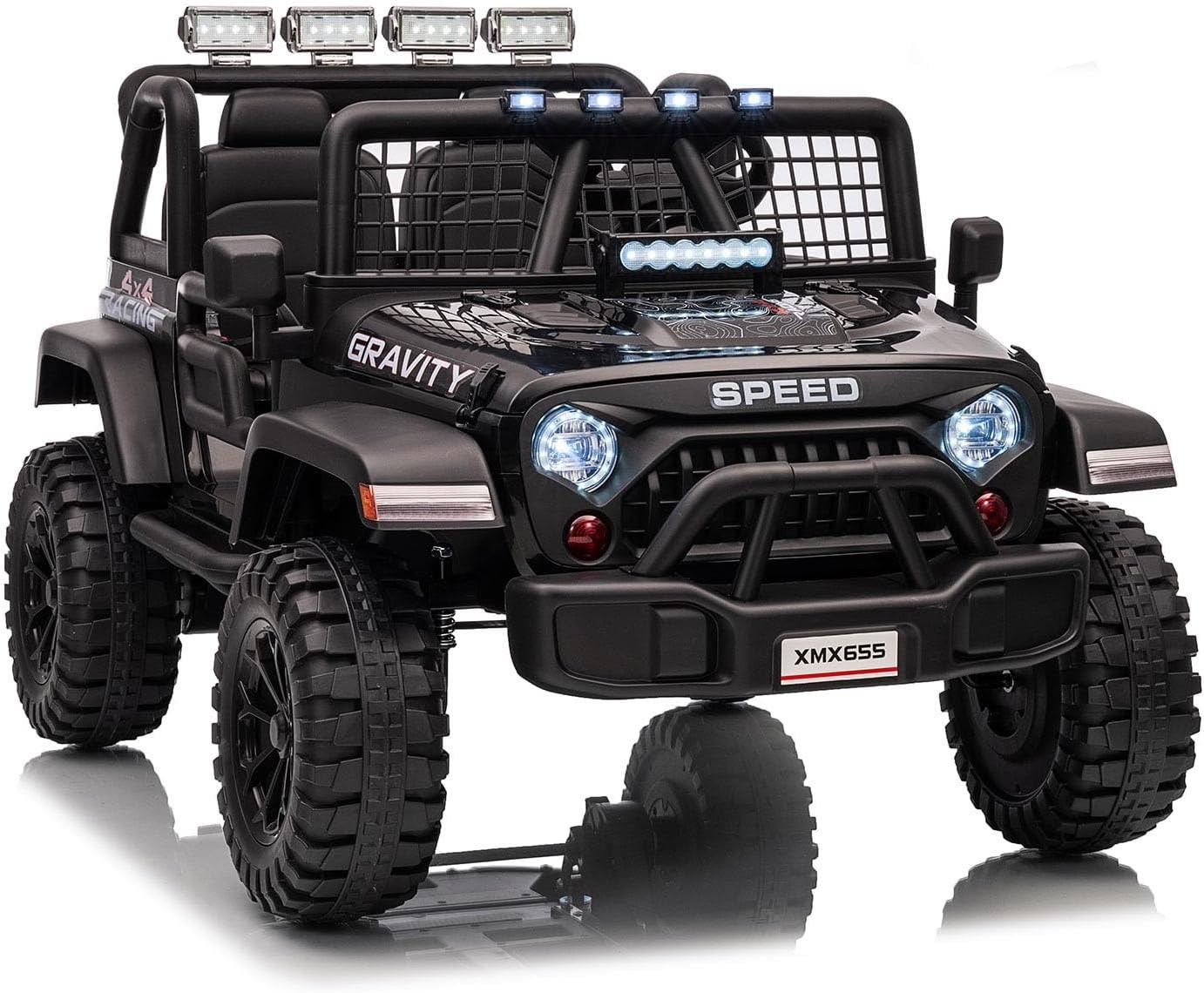 24V Ride on Car for Kids,2 Seater Electric Truck, Electric Vehicle for 3-8 Years
