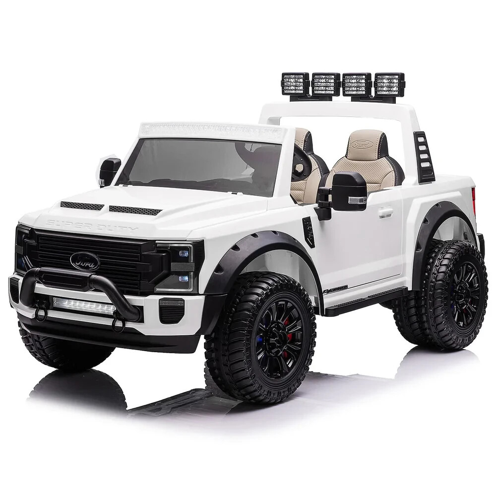 24V 2 SEATS FORD F450 CUSTOM EDITION KIDS RIDE-ON CAR TRUCK,LIGHTS WITH R/C