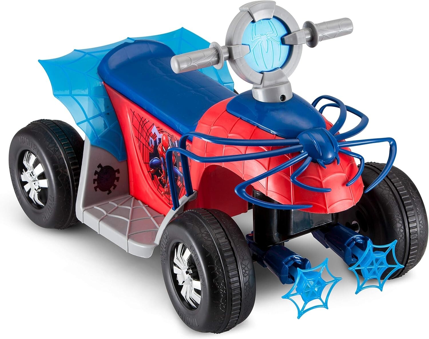 Spider-Man Quad Ride-On for Toddlers 18-30 , 44 lbs Max Capacity