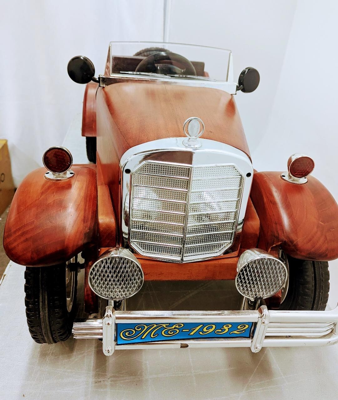 Wooden Electric Kids Car Very Rare Model 1932